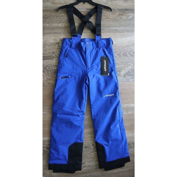 Spyder Junior Boys Sz 16 Electric Blue Ski Snowboard Propulsion Pants - Picture 1 of 9